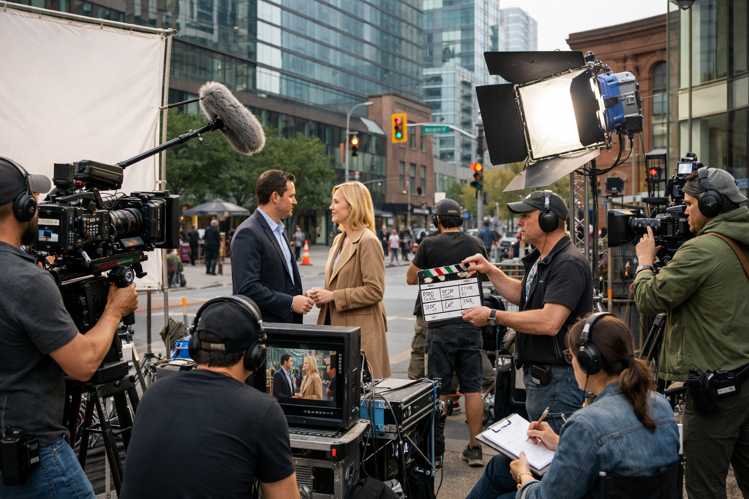 Filming In The Street