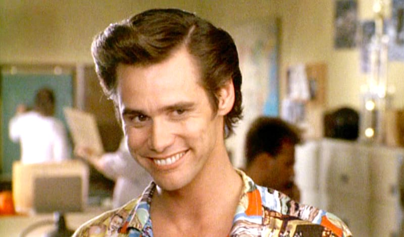Carrey's breakout role as Ace Ventura: Pet Detective (1994)