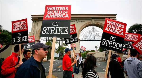 The Writer's Guild of America (WGA) strike in 2007