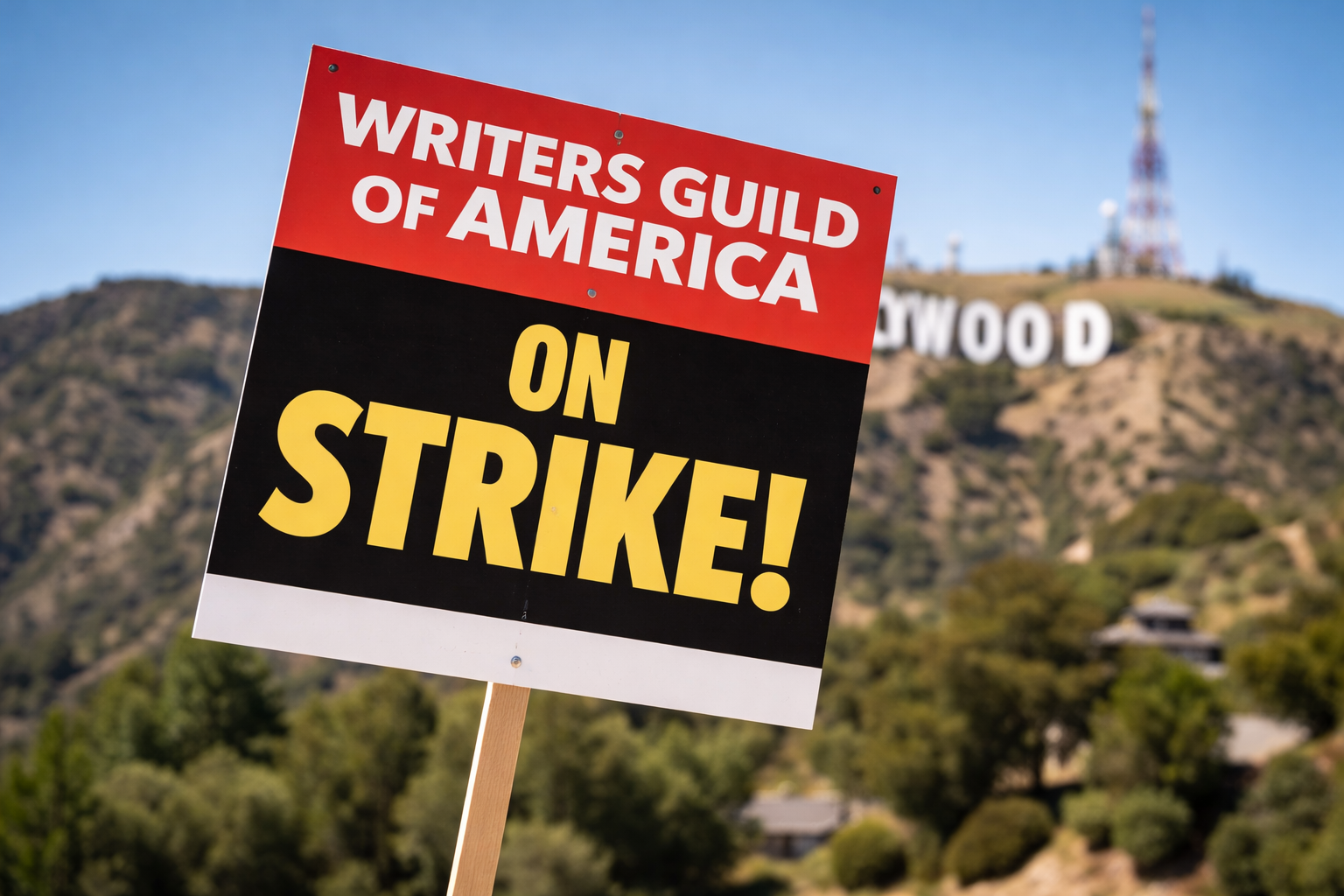 WGA Strike Hollywood
