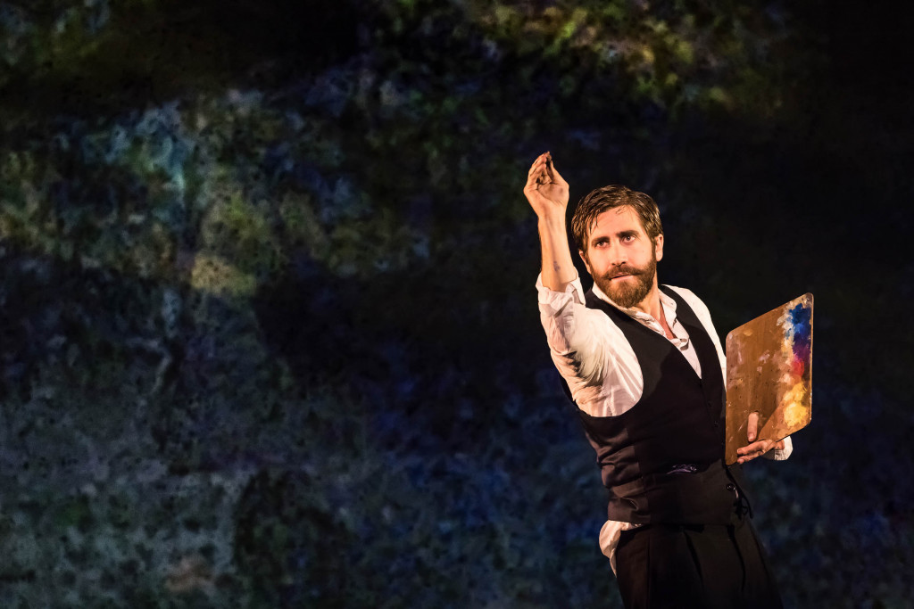 Jake Gyllenhaal as George Seurat in the 2017 Broadway revival of Sunday in the Park with George