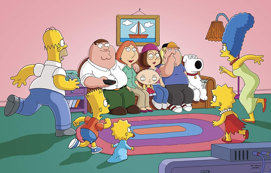 The Simpsons x Family Guy