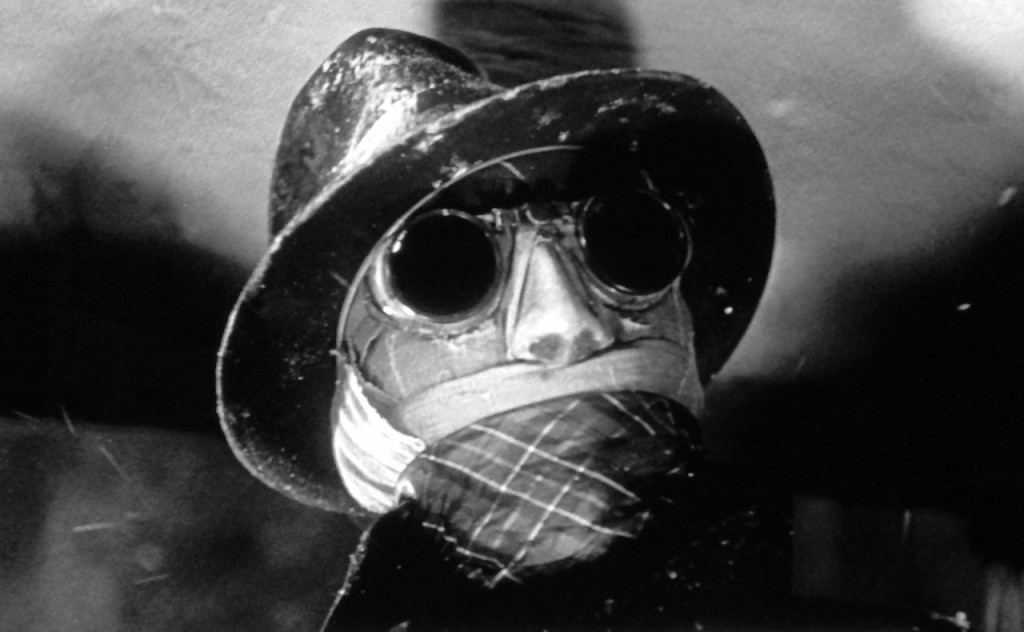 The mask that gives the invisible man his shape // Credit: Universal Pictures