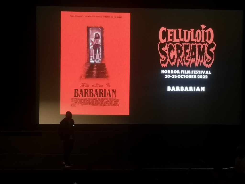 Celluloid Screams screens Barbarian as 2022s secret film // Credit: Josh Greally