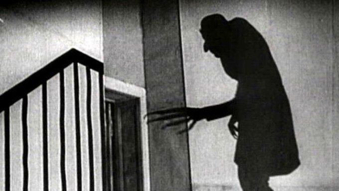 Nosferatu (1922) features one of the scariest uses of shadow in silent cinema // Credit: Film Arts Guild 