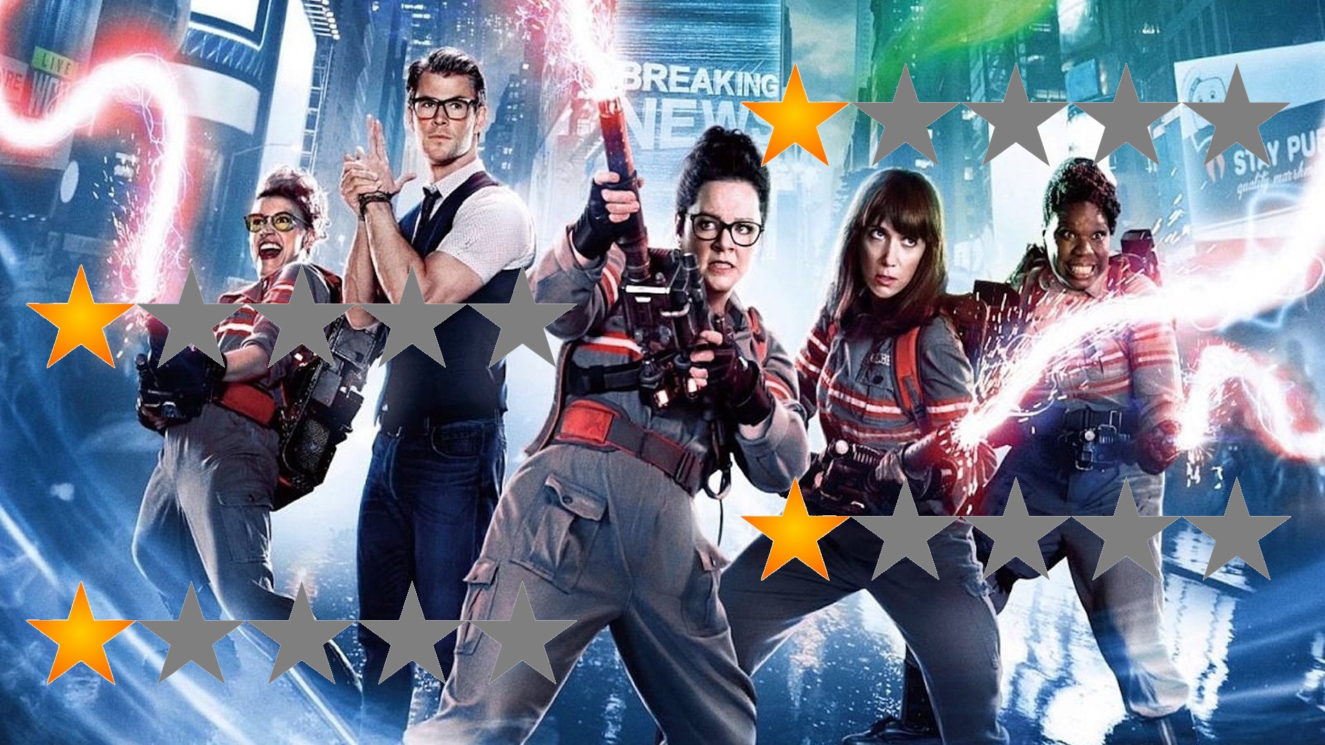 Ghostbusters Review Bombs // Credit: Big Picture Film Club & Clipart