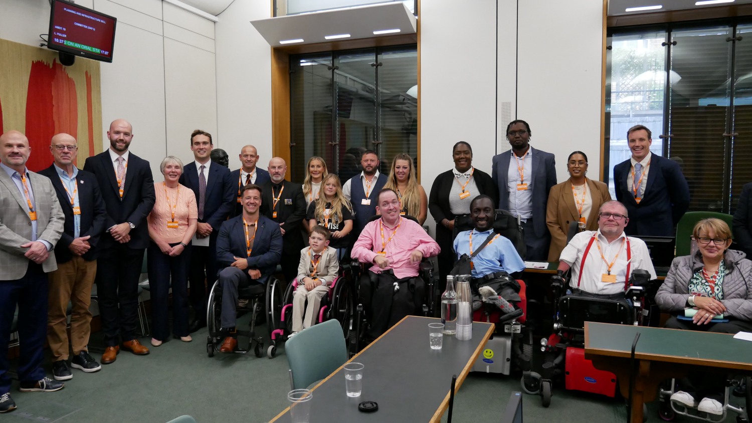Fighters screening in Parliament